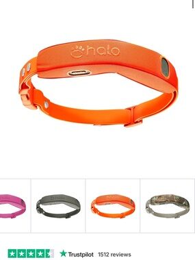 Halo Orange Smart Wearable Collar Band